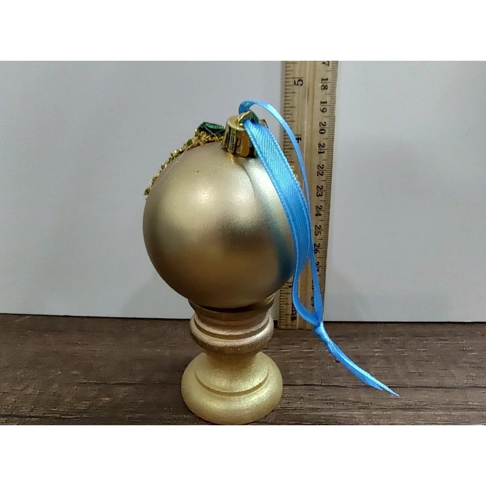 Squirtle Christmas Ornament Handmade OOAK Shatterproof Miniature Pokemon Anime